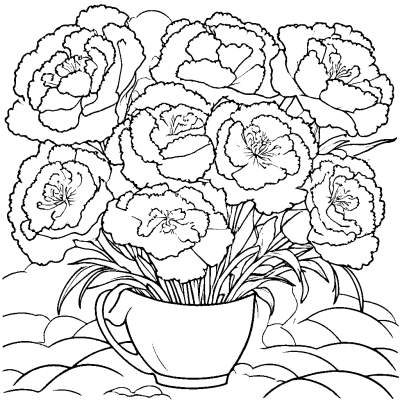 Carnation Bouquet for Mother's Day