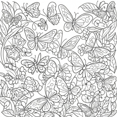 Fluttering Butterfly