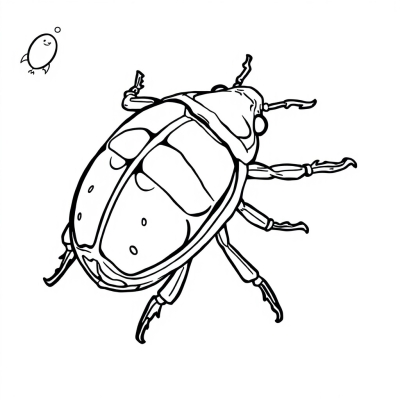 Diving Water Beetle
