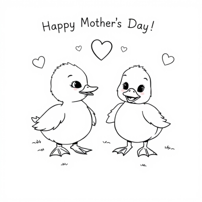 Cute Ducklings for Mother's Day