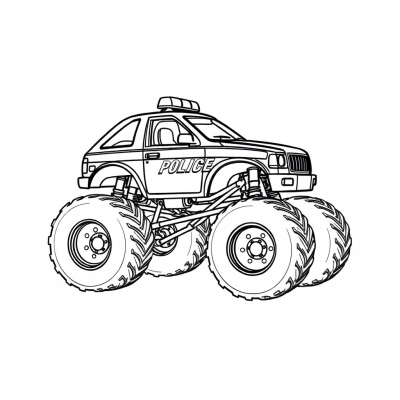 Police Monster Truck