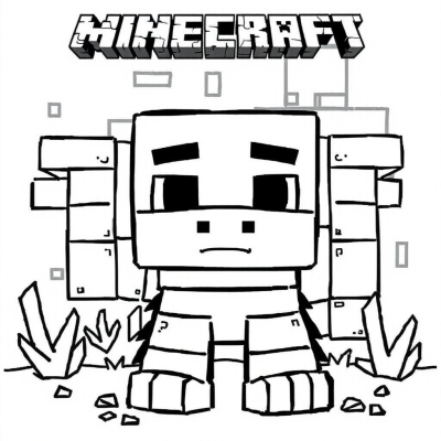 Gangle in Minecraft Style