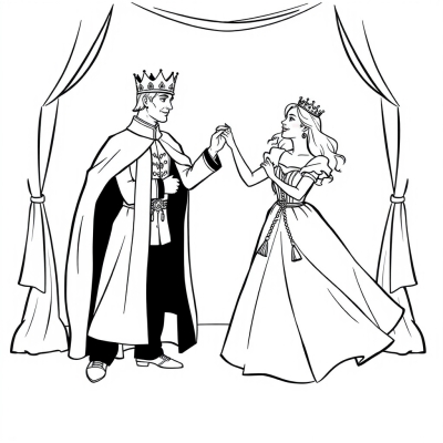 King and Queen Dancing