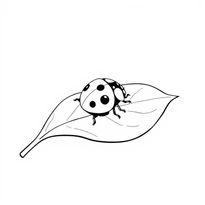 Ladybug on a Leaf