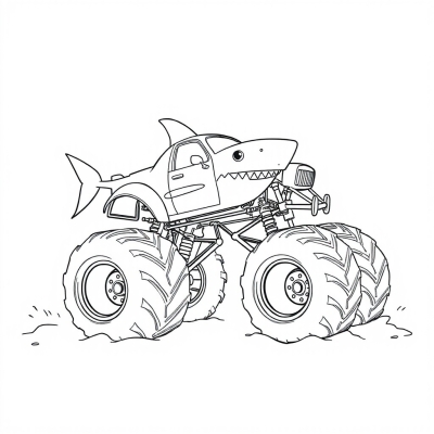 Shark Monster Truck
