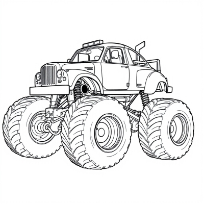 Fierce Steel Monster Truck