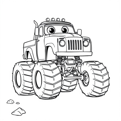 Monster Truck with Eyes
