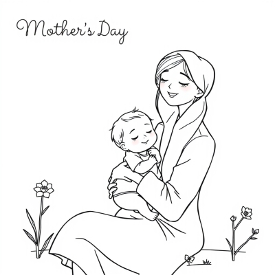 Mom and Baby for Mother's Day