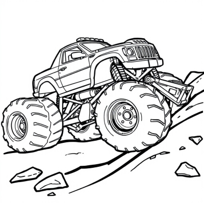 Realistic Monster Truck