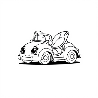 Shopkins Butterfly Car