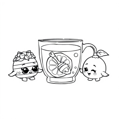 Shopkins Tea with Honey and Lemon