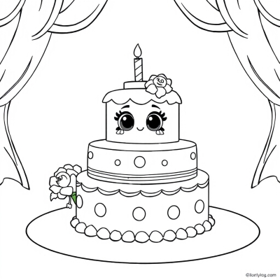 Shopkins Wedding Cake
