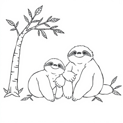 Lazy Sloths for Mom -