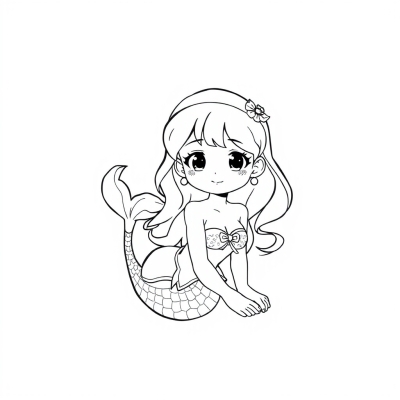 Anime Style Mermaid