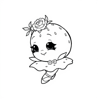 Strawberry Ballerina from Shopkins
