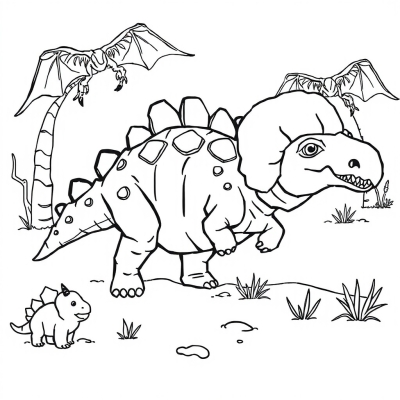 Armored Ankylosaurus