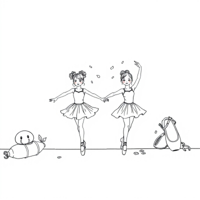 Ballerinas and Pointe Shoes