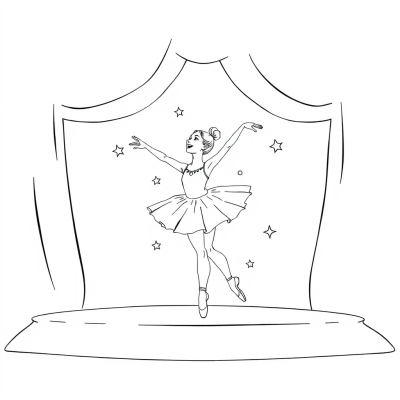 Ballerina in the Spotlight