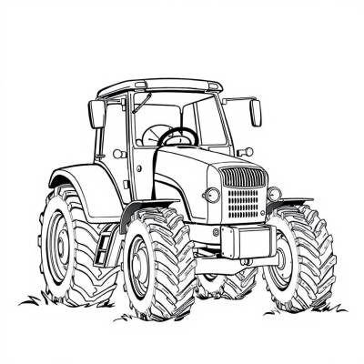Angry Blue Tractor