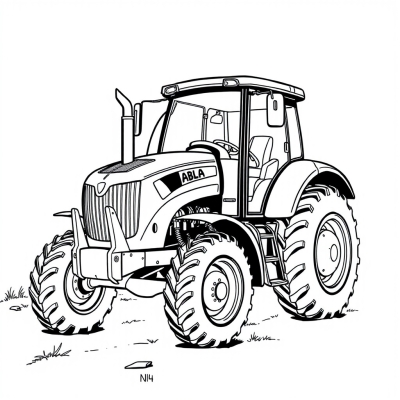 Heroic Blue Tractor