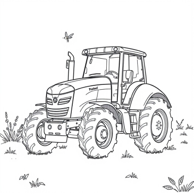 Fly from the Blue Tractor