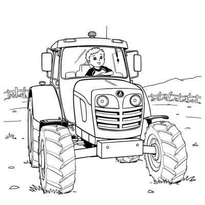 Boy from Blue Tractor