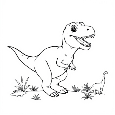 Cartoon T-Rex