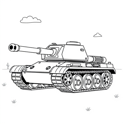 Cartoon Tank for Kids