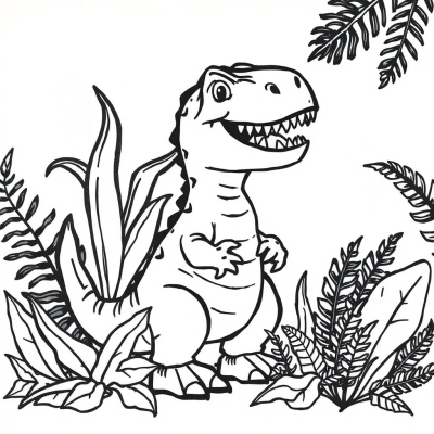 Cartoon T-Rex