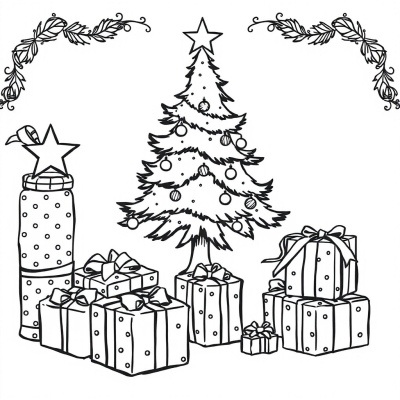 Christmas Tree and Gifts