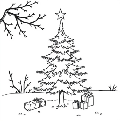 Christmas Tree Outdoors