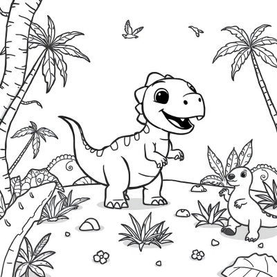 Cute Dinosaur for Kids