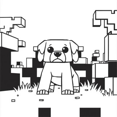 Minecraft Dog