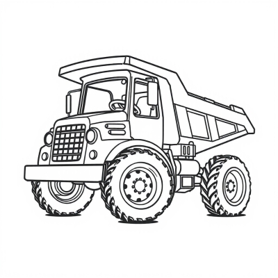 Dump Truck from Blue Tractor