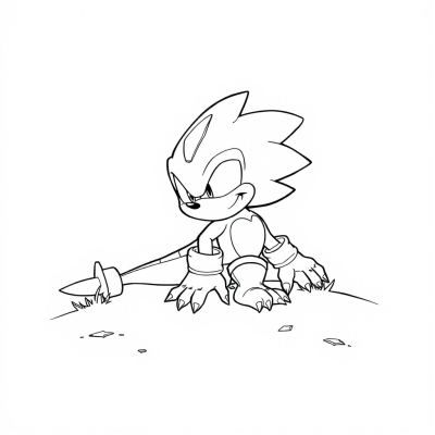 Espio the Chameleon from Sonic