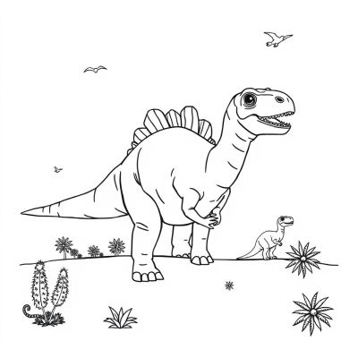 Giant Apatosaurus