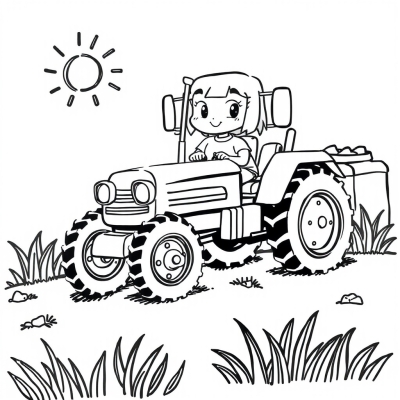 Girl from the Blue Tractor