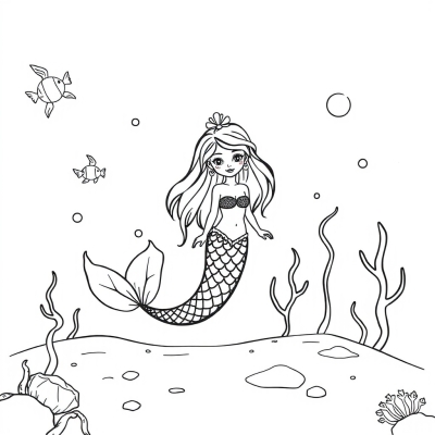 Mermaid Mandala