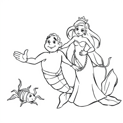 Mermaid Man and Princess