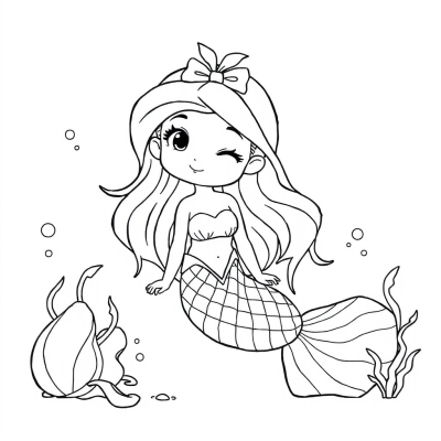 Winking Mermaid