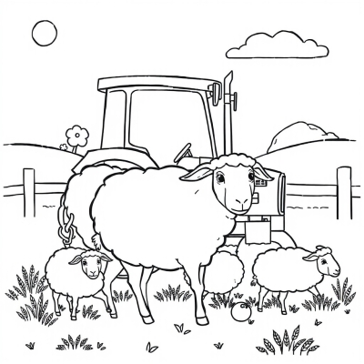 Sheep from Blue Tractor