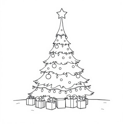 Simple Christmas Tree Template