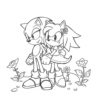 Sonic and Amy Rose