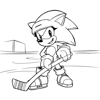 Sonic the Hockey Player