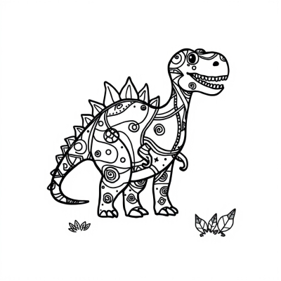 Twisted Doodle Dinosaur