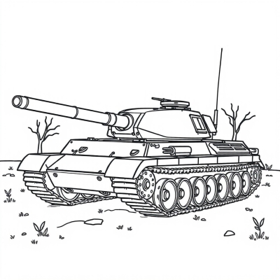 Leopard 2 A5 Tank
