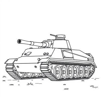 Tank with Six Cannons