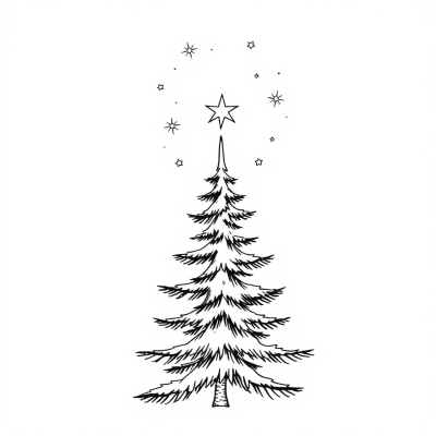 The Tree Top Shines on New Year's Eve