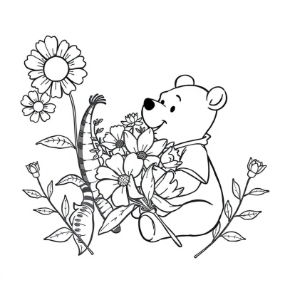 Winnie the Pooh Flower Bouquet