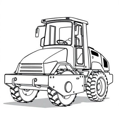 Heavy Road Roller